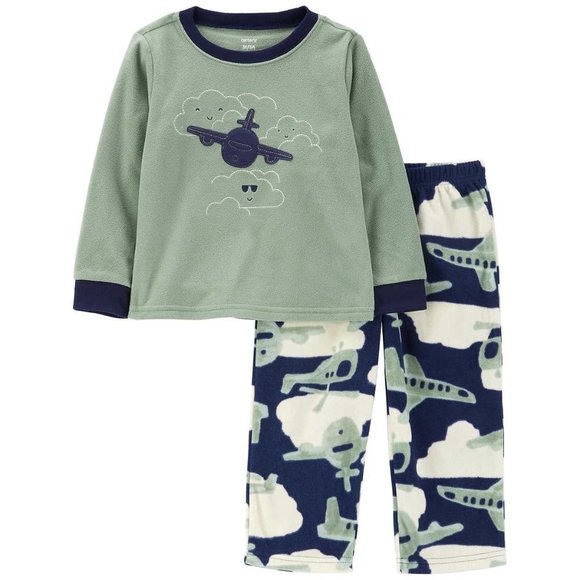NWT Carters Kids 4-piece Pajamas, Airplane - Picture 2 of 4
